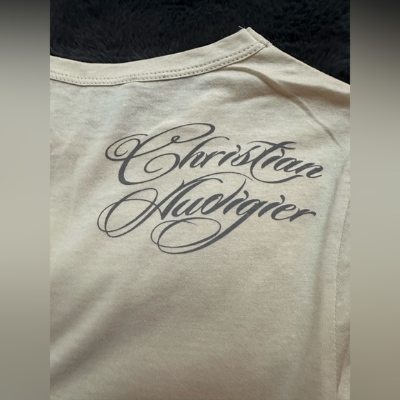 NWOT Christian Audigier Embellished Top - Picture 2 of 8